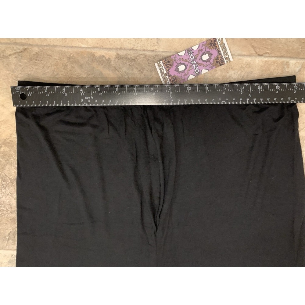 NWT Maternity Leggings‎ Women's Size 12 Black Stretchy - Picture 4 of 4